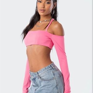 Aliyah Off Shoulder Crop Top
